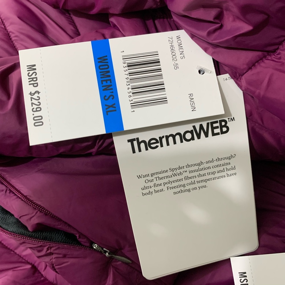 *Liquidation* Spyder Therma Quilted Puffer Jacket - Picture 7 of 7